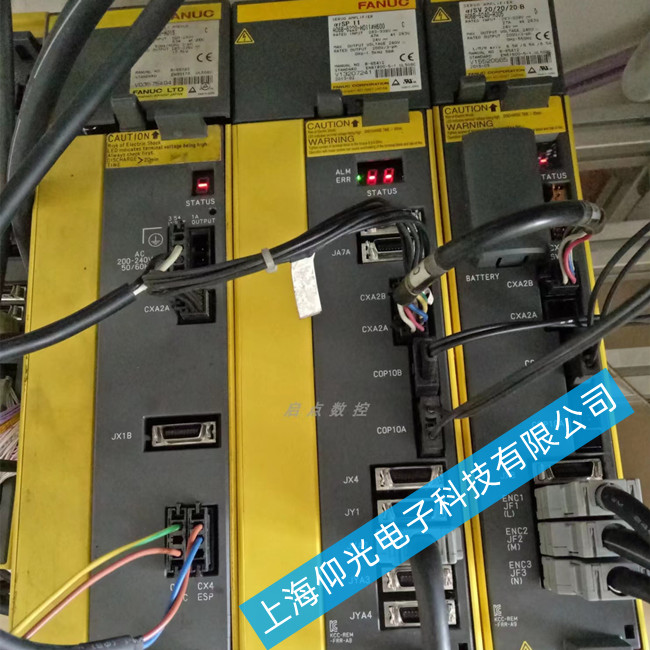 浙江發(fā)那科伺服驅動器維修A06B-6079-H202報警顯示404故障維修